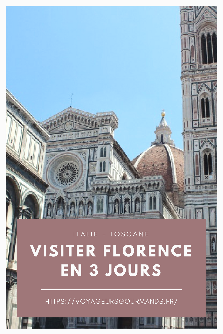 Visiter florence en 3 jours