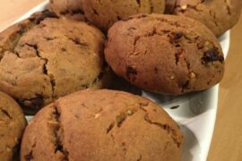 Cookie pralin et chocolat