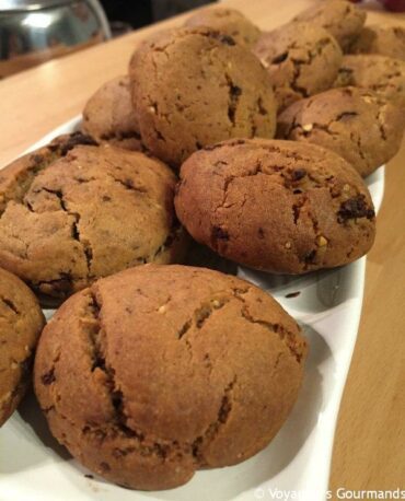 Cookie pralin et chocolat