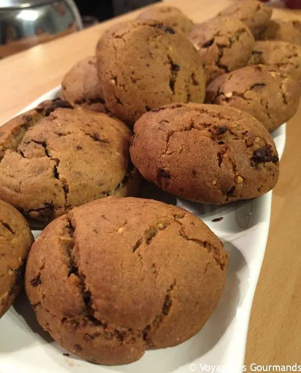 Cookie pralin et chocolat