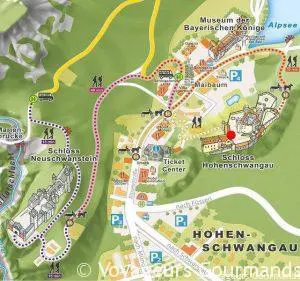 carte-Schwangau-chateau-Neuschwanstein-Hohenschwangau