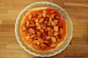 tourte pommes fraises 2