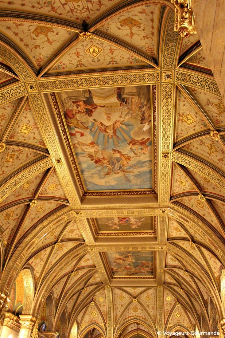 visiter budapest - L'interieur du parlement Hongrois