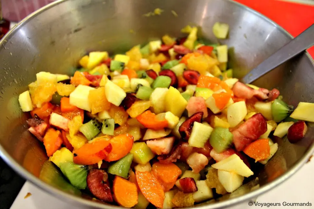 recette gratin de fruits