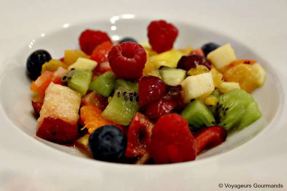 recette gratin de fruits