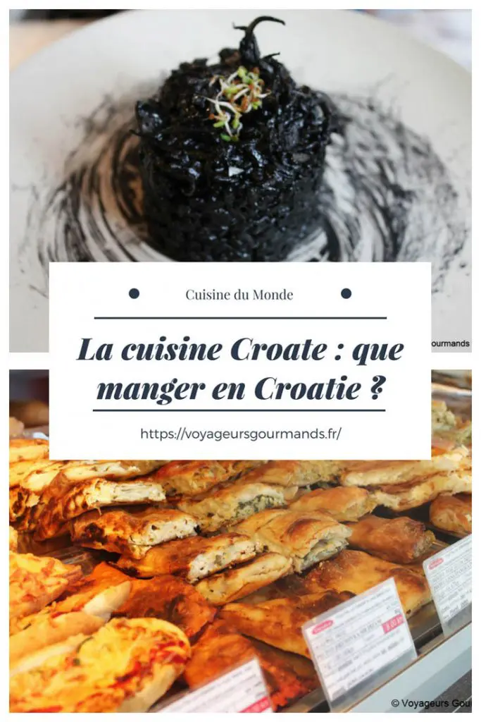 cuisine croate