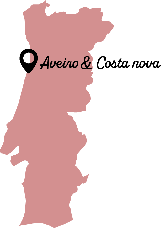 Aveiro Costa nova carte