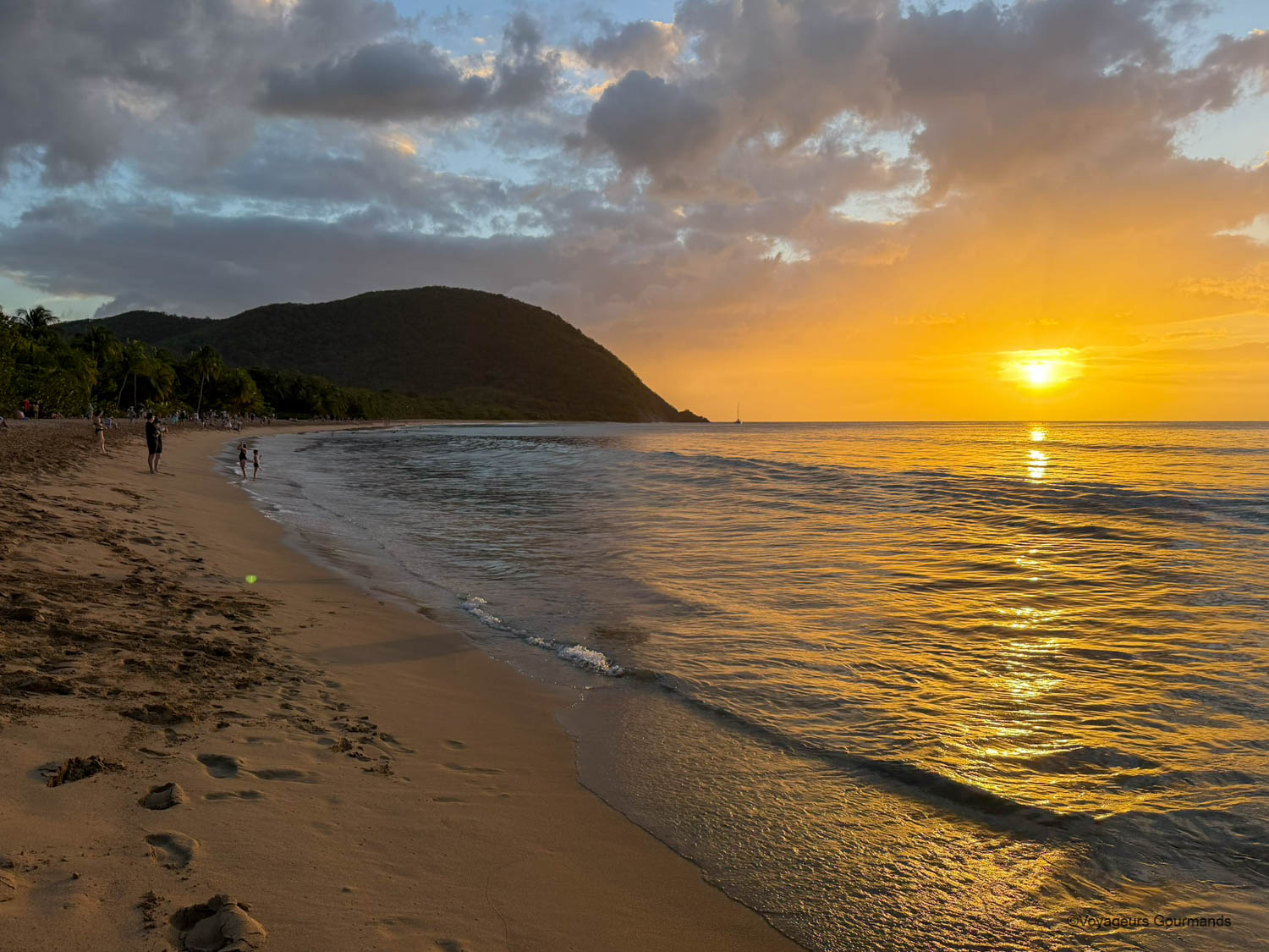 coucher de soleil grande anse