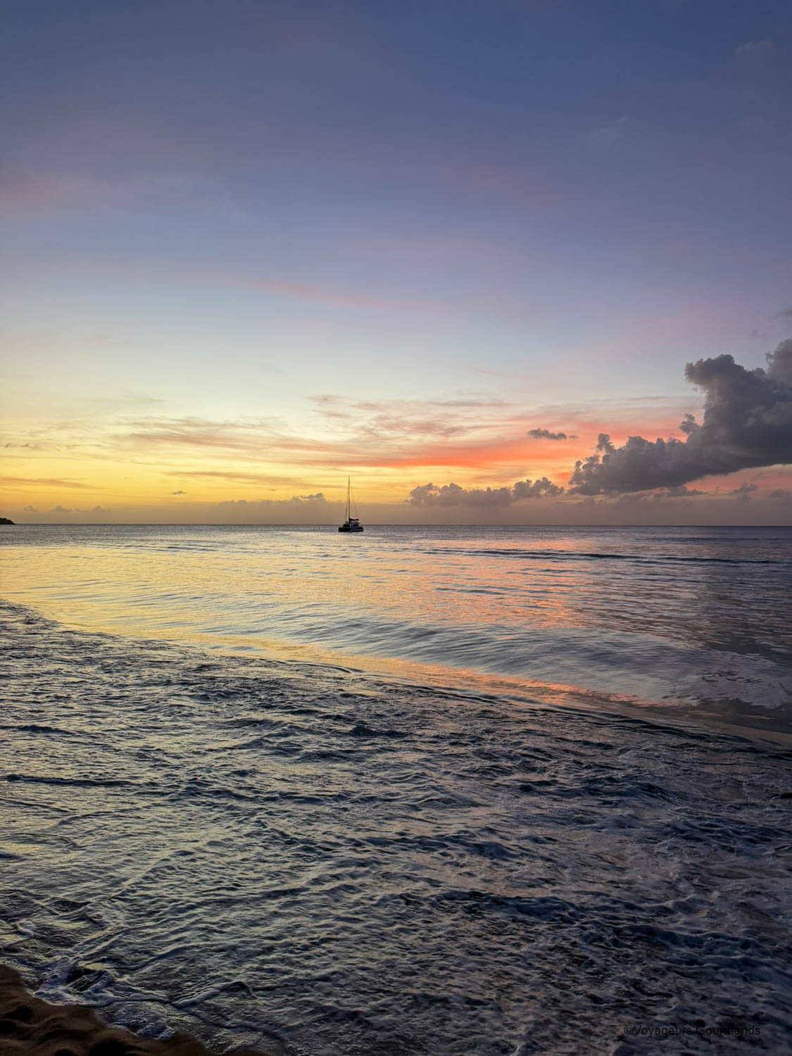 Plage de Grande Anse à Deshaies, Guadeloupe